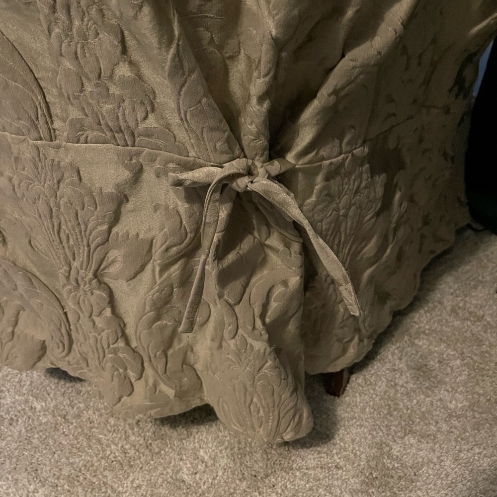Sure Fit Large WingBack Chair SlipCover In Beige - Picture 3 of 11
